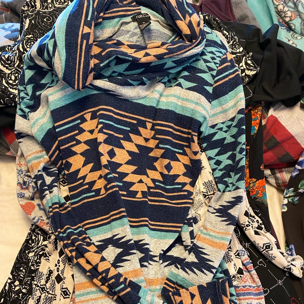 Knee length warm dress